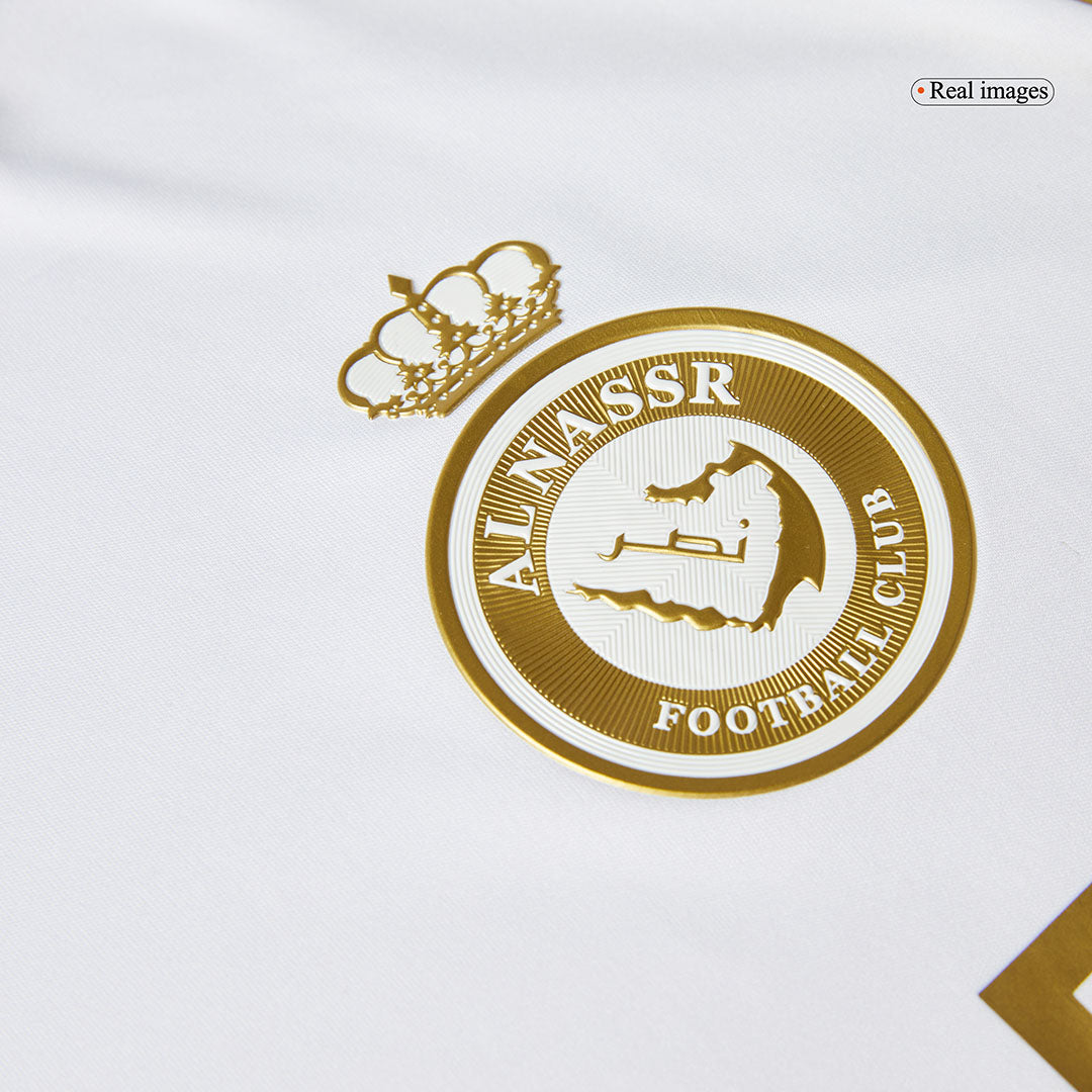 Camisola de futebol RONALDO #7 Al Nassr Terceiro ausente Camisola personalizada 2024/25 ACL