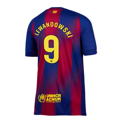 Camiseta local del Barcelona LEWANDOWSKI #9 2025/26