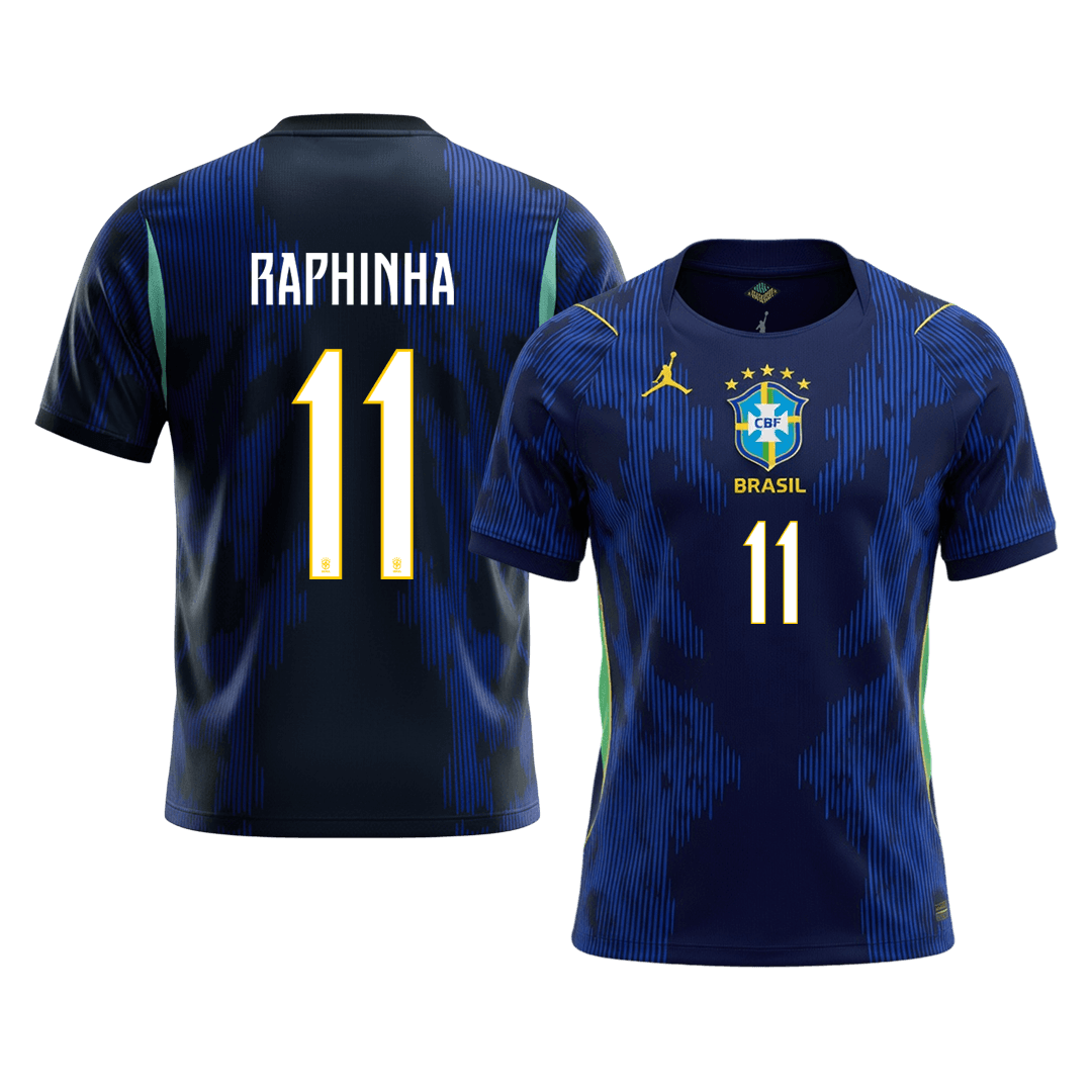 RAPHINHA #11 Brazil Fora Copa do Mundo Camisa 2026 Marinha