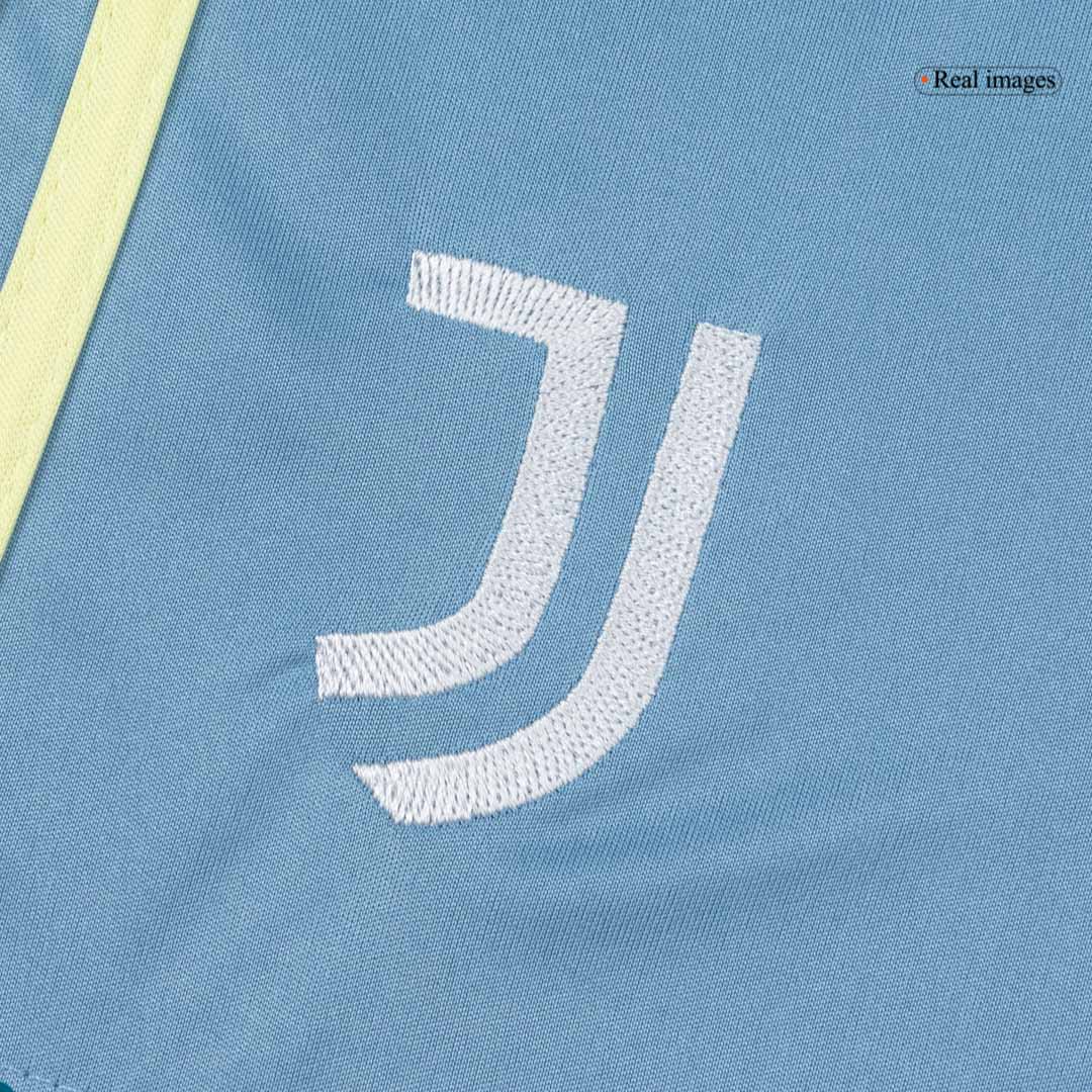 Juventus Infantil Fora Futebol Camisa Conjunto (Camisa + Calção + Meias) 2025/26 Azul