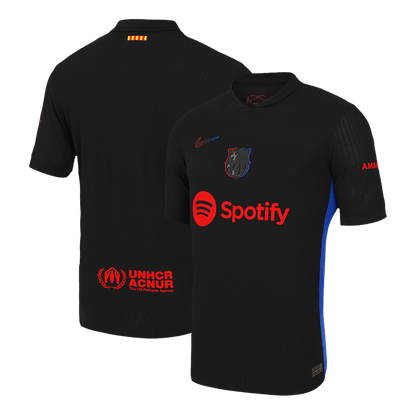 Camisola de futebol autêntica do Barcelona, camisola alternativa 2024/25