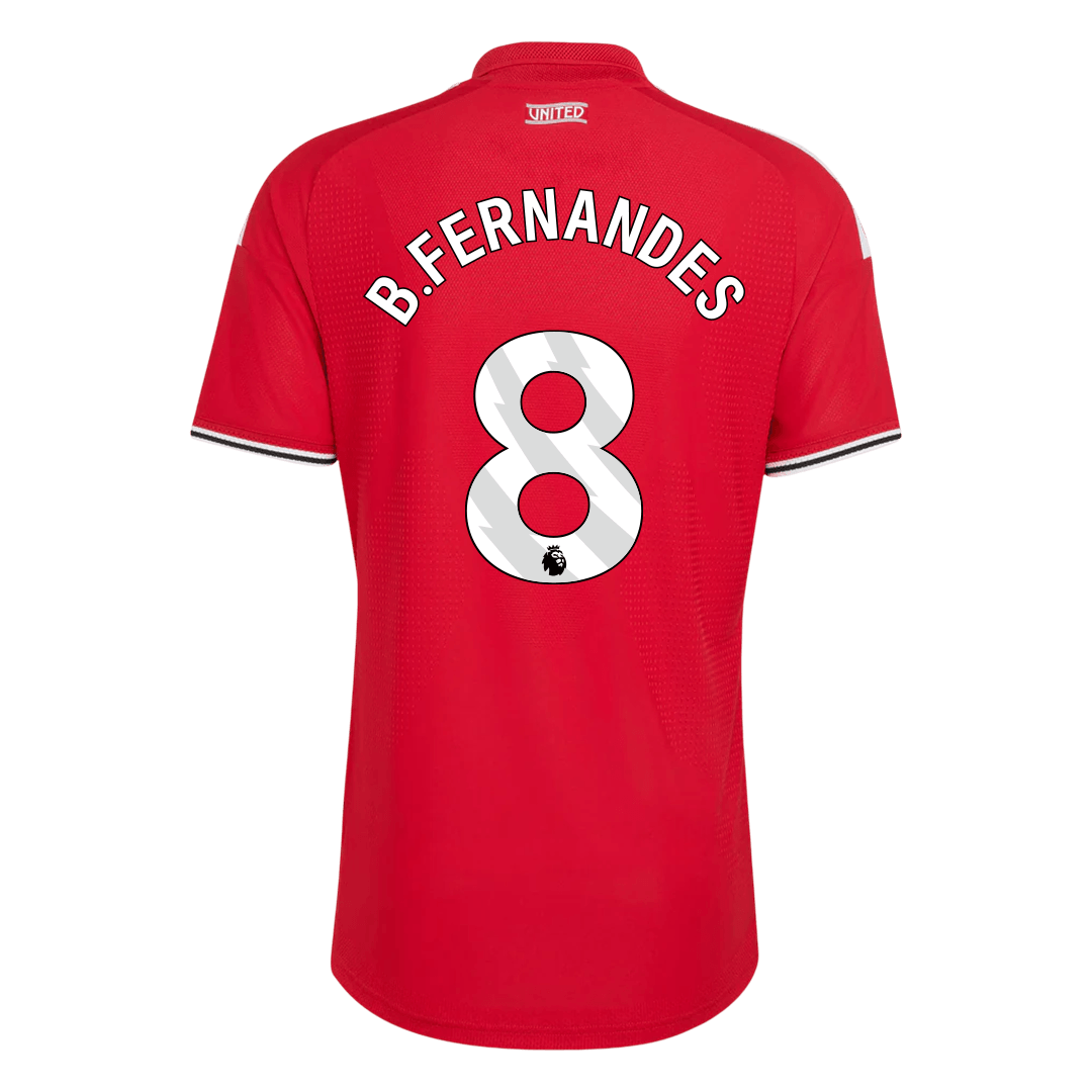 Versão do Jogador B. FERNANDES #8 Manchester United Casa Futebol Camisas 2026/27 Vermelho