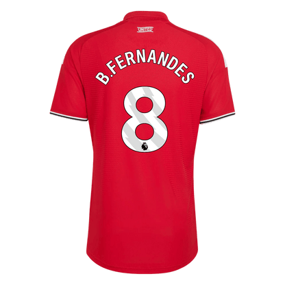 Versão do Jogador B. FERNANDES #8 Manchester United Casa Futebol Camisas 2026/27 Vermelho