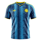Versão do Jogador Colombia Fora World Cup Futebol Camisas 2026 Azul