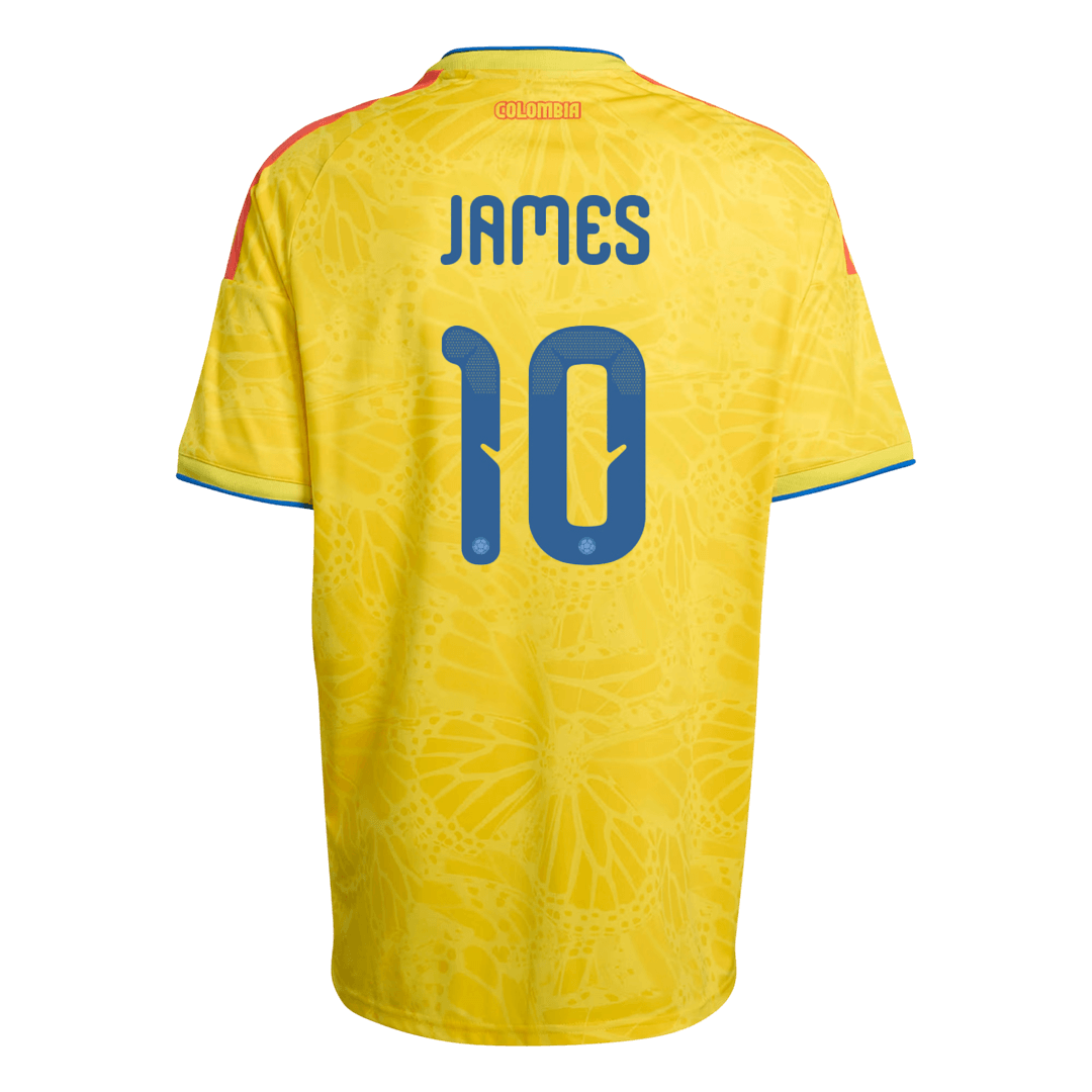 JAMES #10 Colombia Casa Camisa 2026 Amarelo