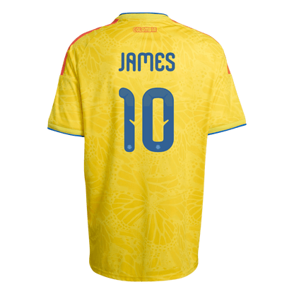 JAMES #10 Colombia Casa Camisa 2026 Amarelo