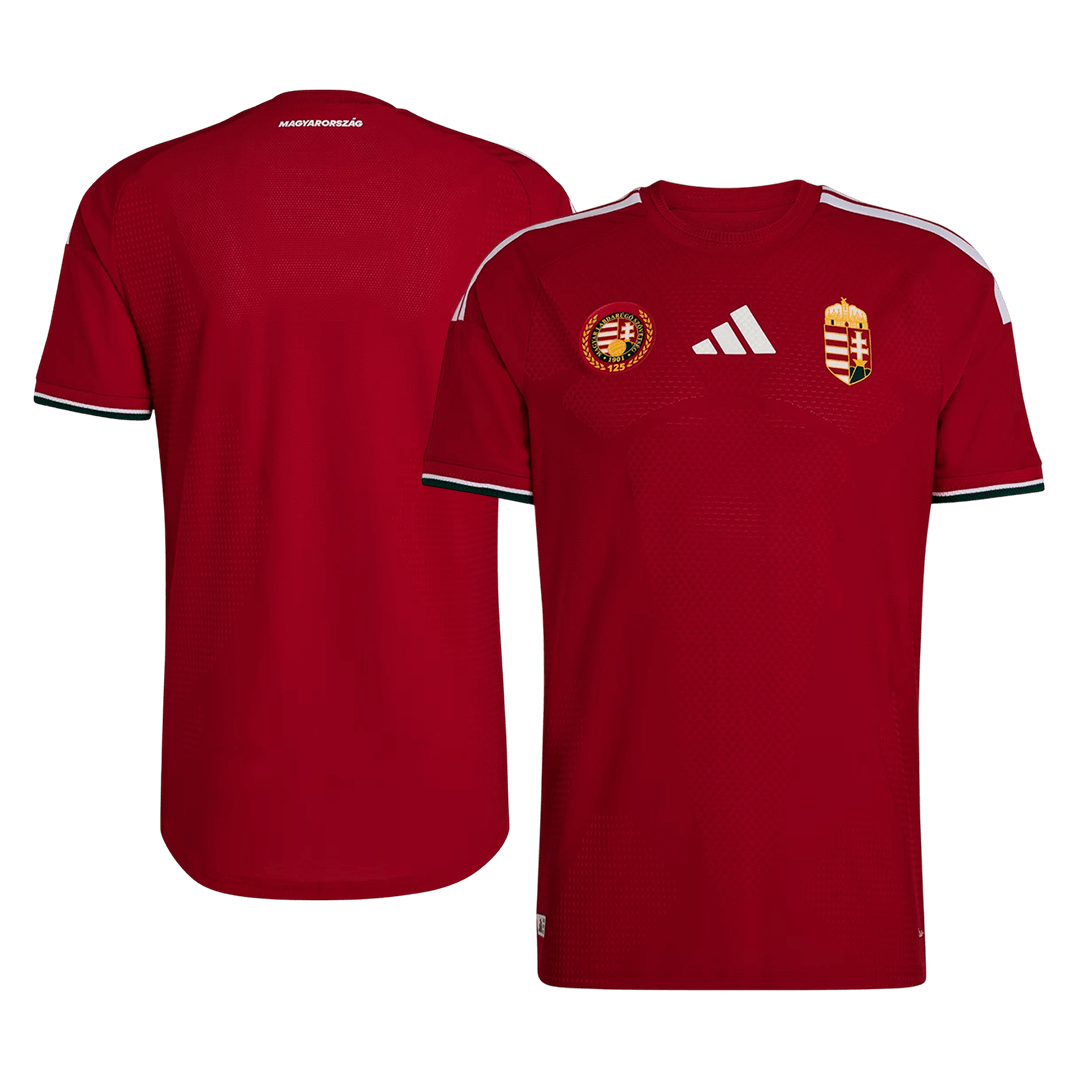 Versão do Jogador Hungría Casa Copa do Mundo Futebol Camisas 2026 Vermelho