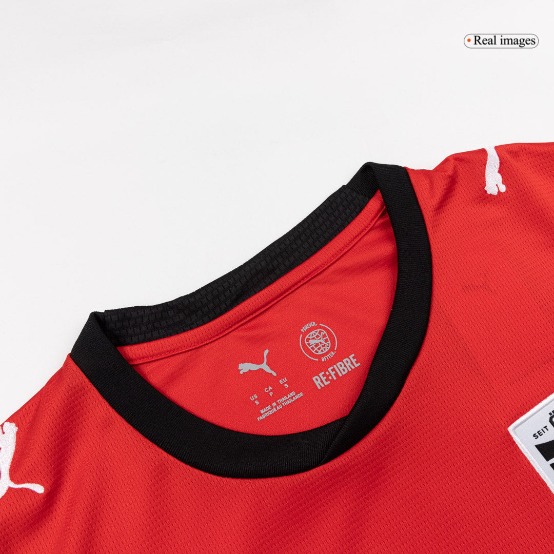 DANSO #4 Austria Casa Camisa Copa do Mundo 2026 Vermelho - camisola de futebol para adeptos em - imagem 8