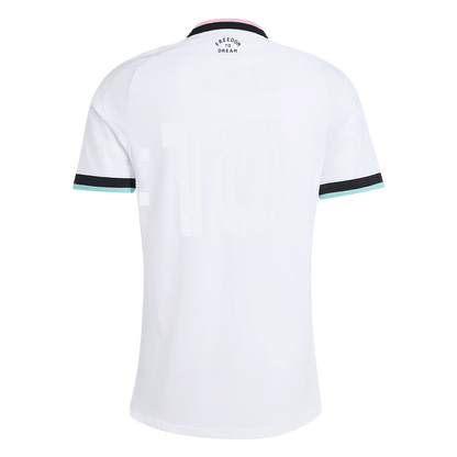 Versão do Jogador Inter Miami CF Terceira Futebol Camisas 2026 Branco