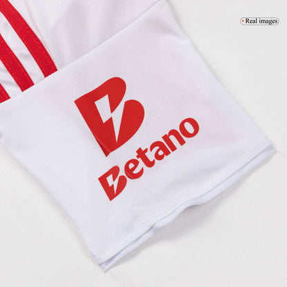 Benfica Infantil 
 Fora Terceira Futebol Camisa 2025/26 Branco