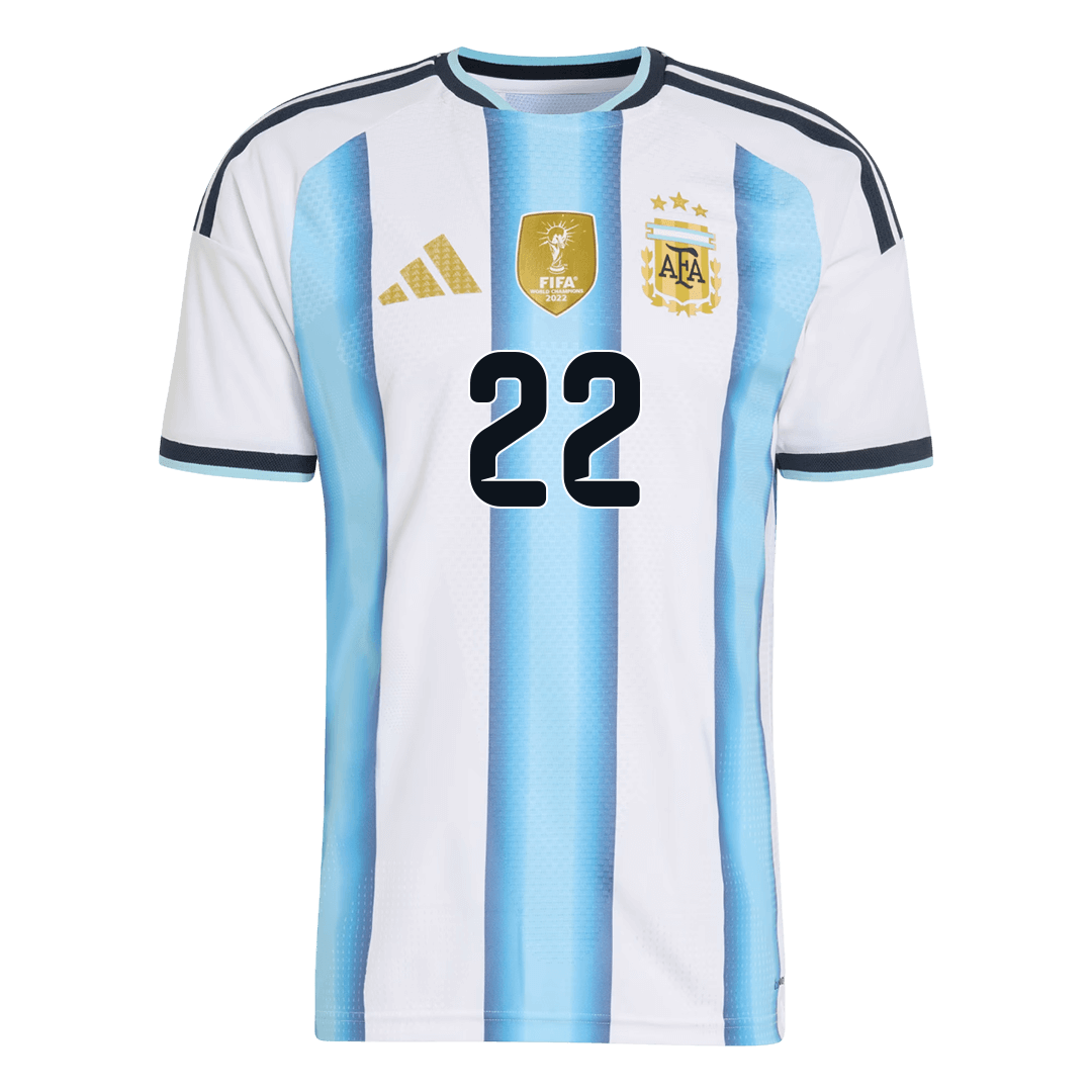 Versão do Jogador L.MARTÍNEZ #22 Argentina Casa World Cup Futebol Camisas 2026