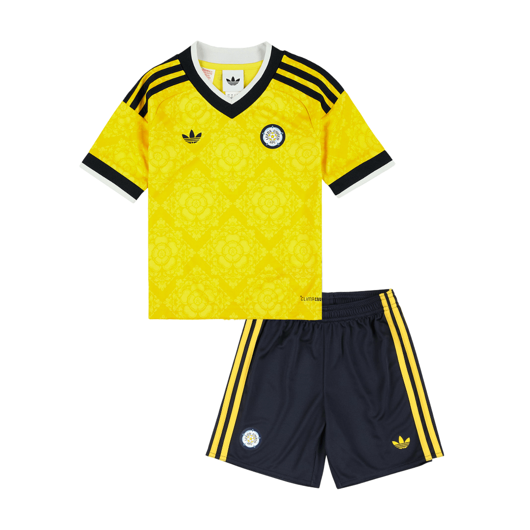 Leeds United Infantil 
 Fora Futebol Camisa 2026/27 Amarelo