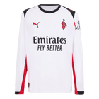 AC Milan Fora Manga comprida Camisa 2025/26 Branco