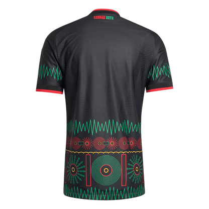 Versão do Jogador Jamaica Fora Copa do Mundo Futebol Camisas 2026 Preto