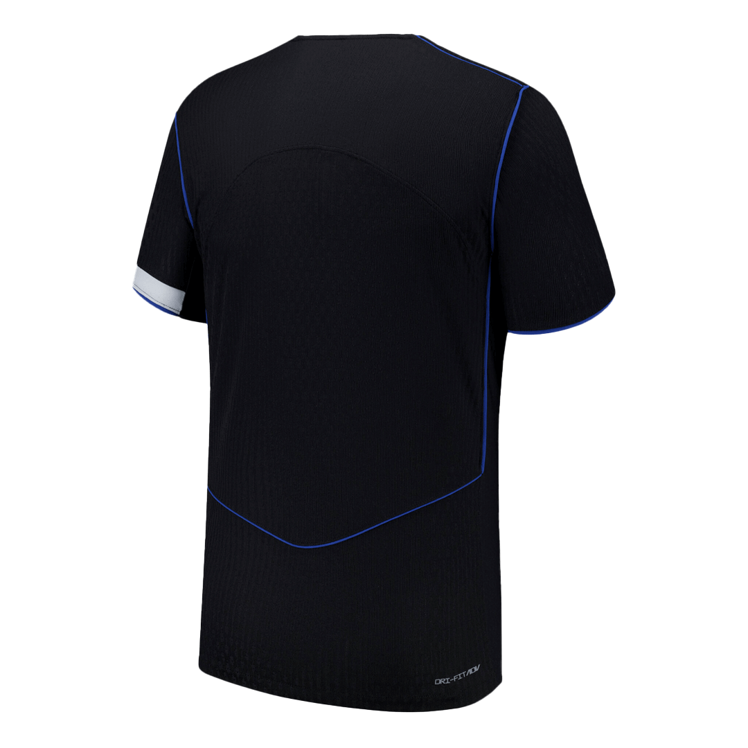 Autêntico Chelsea Fora Terceira Futebol Camisas 2025/26 Preto