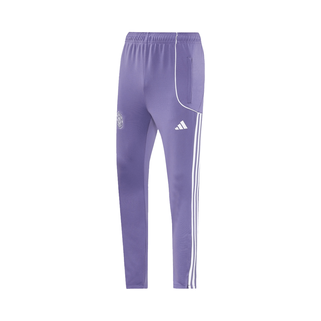 Manchester United Conjunto Casaco(Blusão+Calça) Formação Blusão 2025/26 Roxo