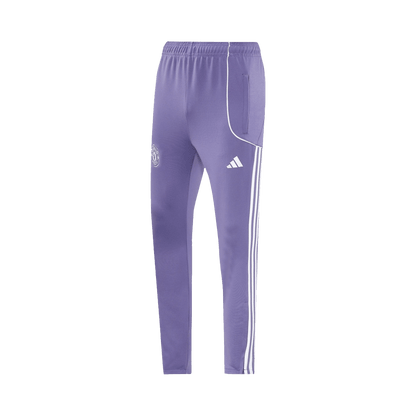 Manchester United Conjunto Casaco(Blusão+Calça) Formação Blusão 2025/26 Roxo