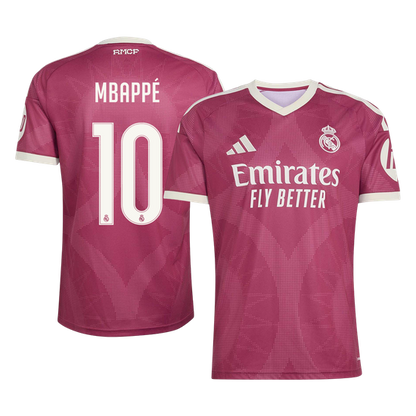 MBAPPÉ #10 Real Madrid Terceira Camisa 2026/27 Vermelho