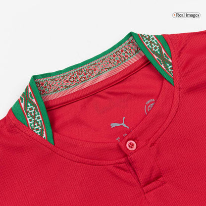 Morocco Casa Camisa Copa do Mundo 2026 Vermelho - camisola de futebol para adeptos em - imagem 8