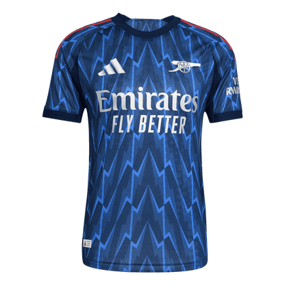 Autêntico SAKA #7 Arsenal Fora Futebol Camisas 2025/26 Azul