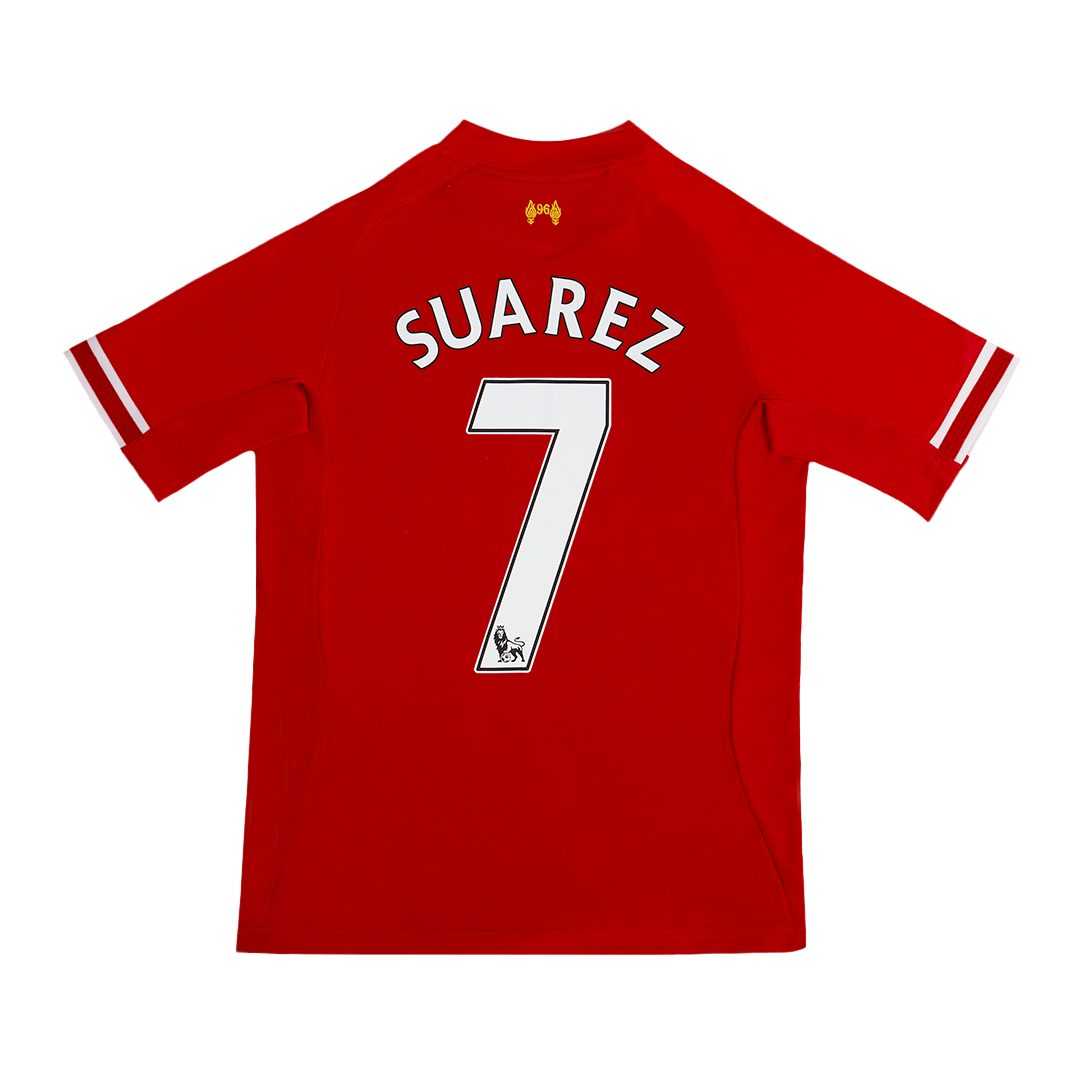 SUAREZ #7 Liverpool 2013/14 Retro Football Shirt