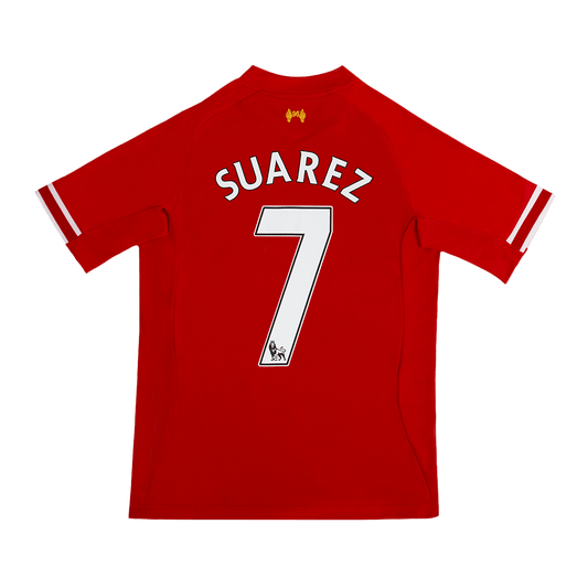 Camisola de futebol retro SUAREZ #7 Liverpool 2013/14