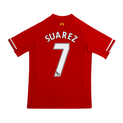 Camiseta de fútbol retro SUÁREZ #7 del Liverpool 2013/14