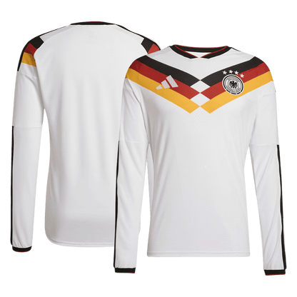Germany Casa Manga comprida Camisa 2026 Branco - camisola de futebol para adeptos em Portugal