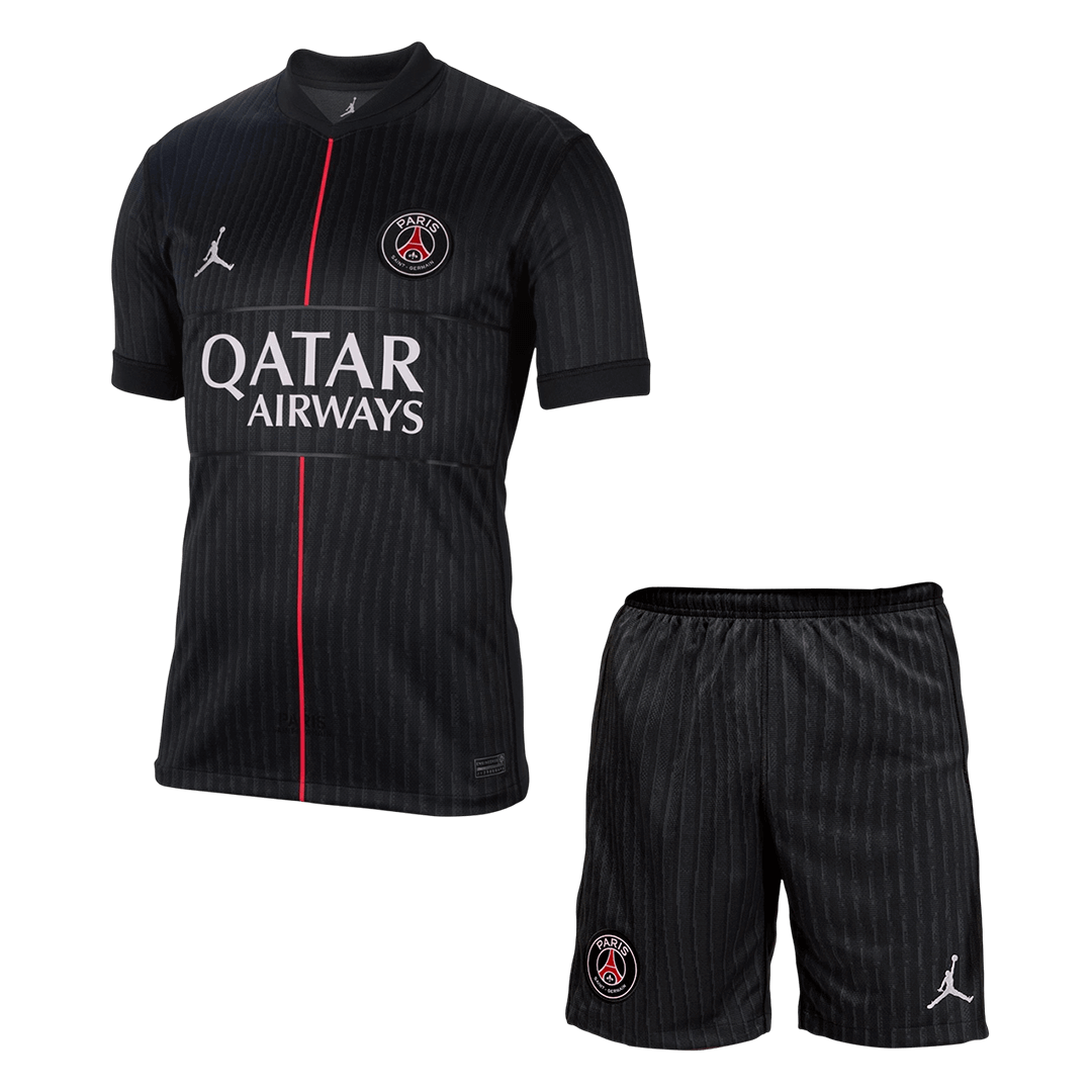 PSG Quarta Camisa Conjunto(Camisa+Calções) 2025/26 Preto