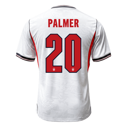 Versão do Jogador PALMER #20 England Casa Copa do Mundo Futebol Camisas 2026 Branco