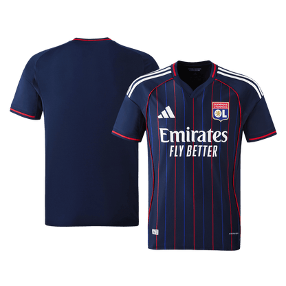 Autêntico Olympique Lyonnais Fora Futebol Camisas 2025/26 Marinha