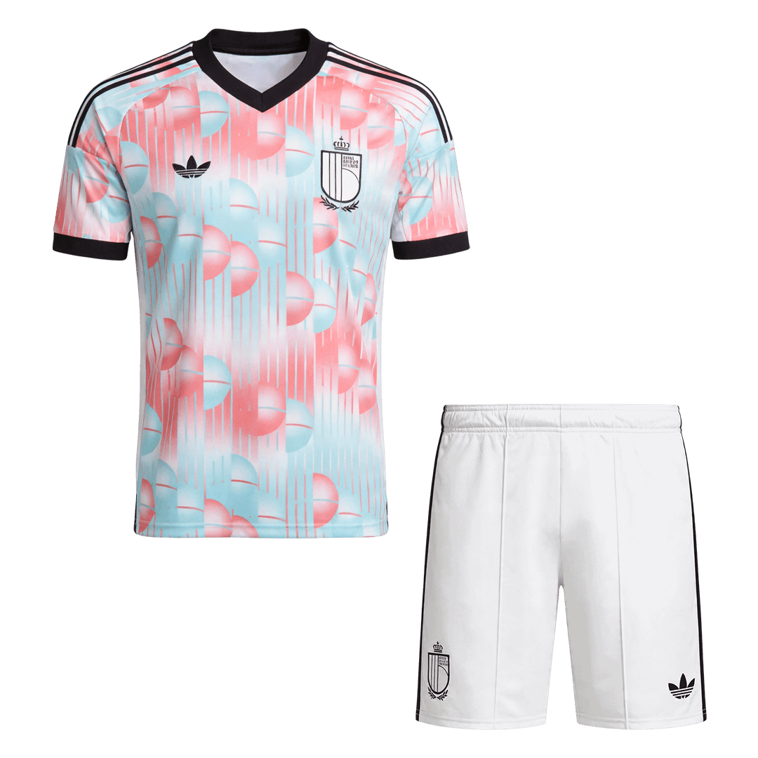 Belgium Fora Copa do Mundo Camisa Conjunto(Camisa+Calções) 2026 - camisola de futebol para adeptos em
