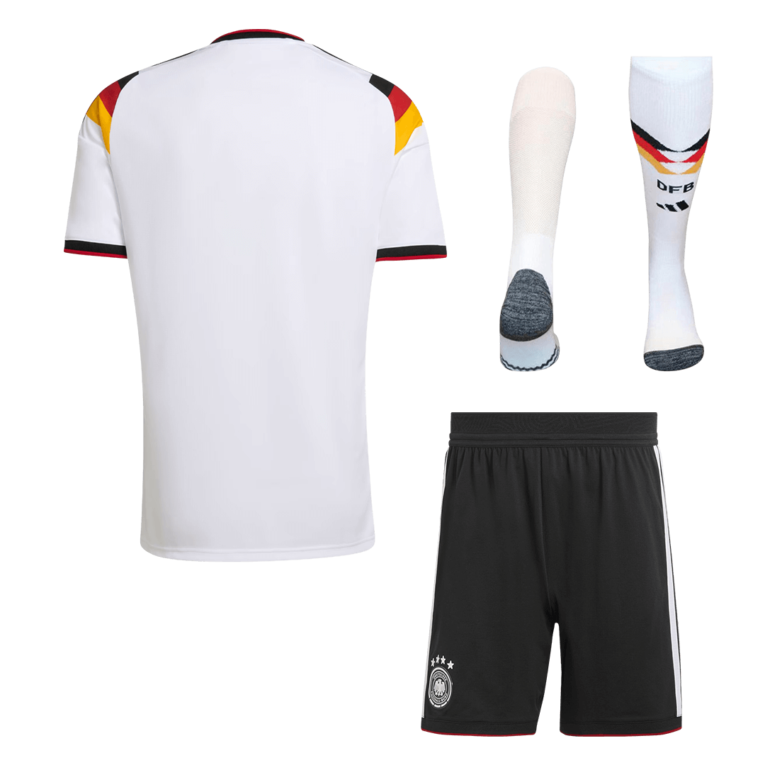 Germany Casa World Cup Camisa Conjunto(Camisa+Calções+Meias) 2026 Branco