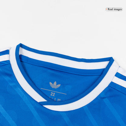 Real Madrid Infantil 
 Fora Terceira Futebol Camisa Conjunto (Camisa+Shorts+Meias) 2025/26 Azul