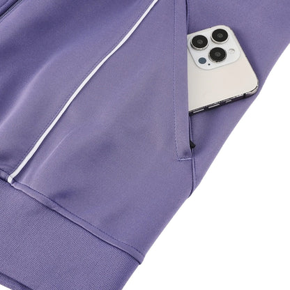 Manchester United Conjunto Casaco(Blusão+Calça) Formação Blusão 2025/26 Roxo