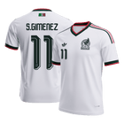 S.GIMENEZ #11 Mexico Fora Copa do Mundo Camisa 2026 Branco