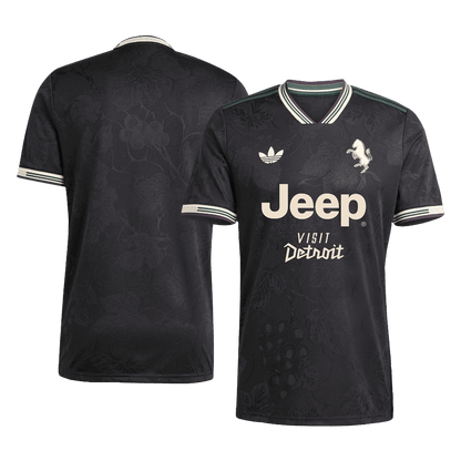 Autêntico Juventus Fora Terceira Futebol Camisas 2025/26 Preto