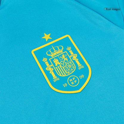 UNAI SIMÓN #23 Spain Goleiro Copa do Mundo Camisa 2026 Azul