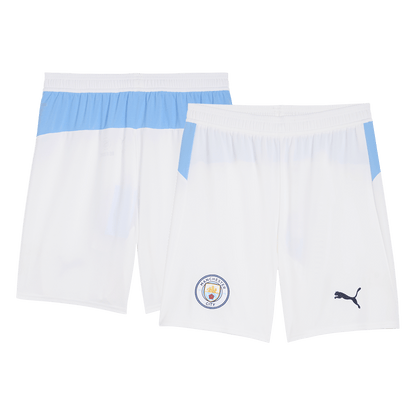 Manchester City Casa Camisa Conjunto (Camisa + Calções) 2025/26 Azul