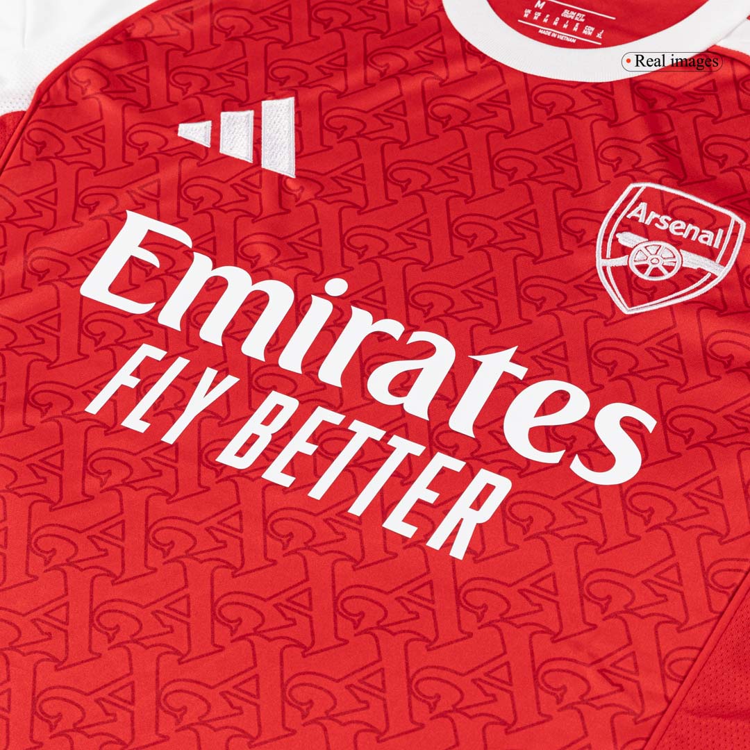 【Super Qualidade】GABRIEL #6 Arsenal
 Casa Futebol Camisa 2025/26 Vermelho