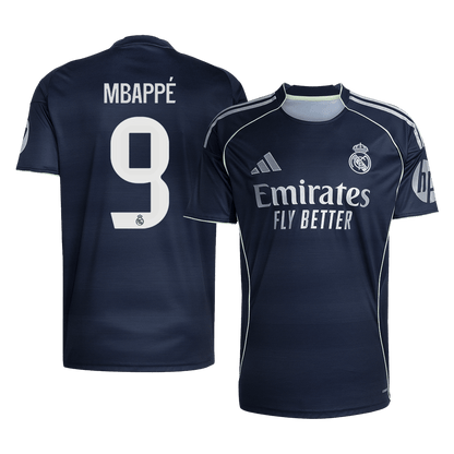 MBAPPÉ #9 Real Madrid Fora Camisa 2025/26- Marinha
