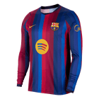 Barcelona Casa Manga comprida Camisa 2026/27 Vermelho&Azul