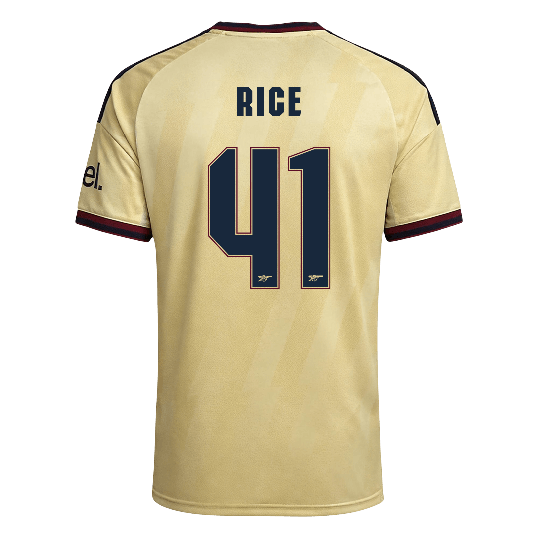 Versão do Jogador RICE #41 Arsenal Terceira Futebol Camisas 2026/27 Amarelo - UCL