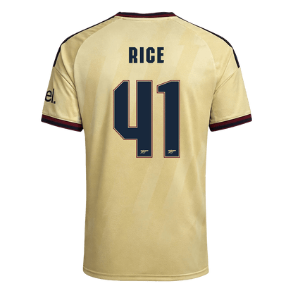 Versão do Jogador RICE #41 Arsenal Terceira Futebol Camisas 2026/27 Amarelo - UCL