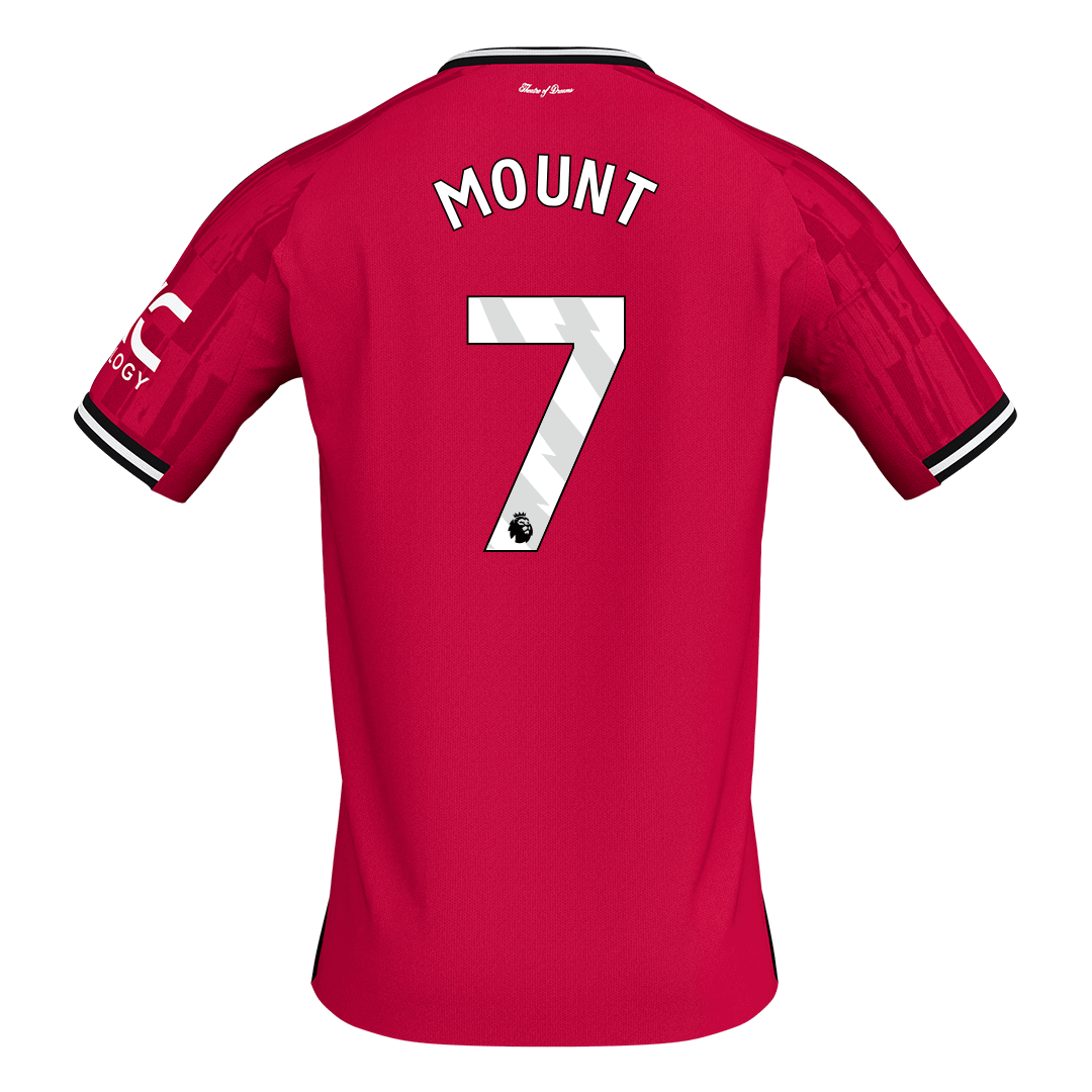【Super Qualidade】MOUNT #7 Manchester United
 Casa Futebol Camisa 2025/26 Vermelho