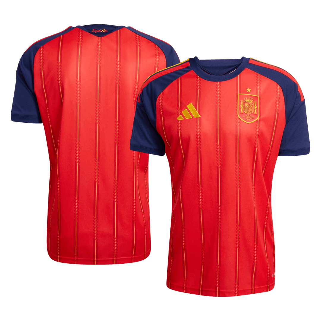 Spain Casa Copa do Mundo Camisa 2026 Vermelho - camisola de futebol para adeptos em Portugal