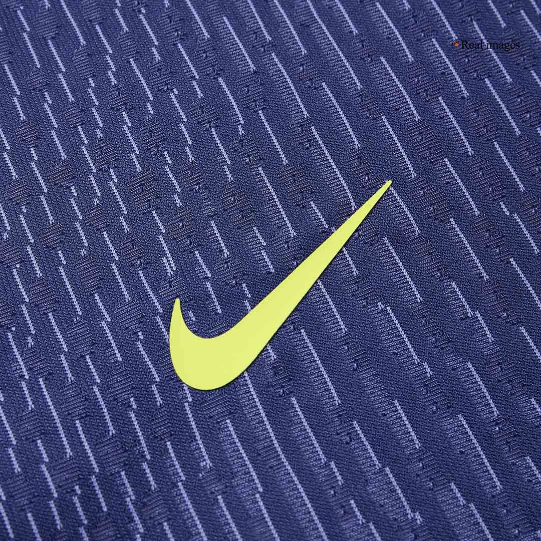 Versão do Jogador SØRLOTH #9 Atletico Madrid Fora Futebol Camisas 2025/26 Marinha