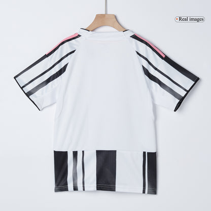 Juventus Infantil Casa Futebol Camisa Conjunto (Camisa + Calção + Meias) 2025/26