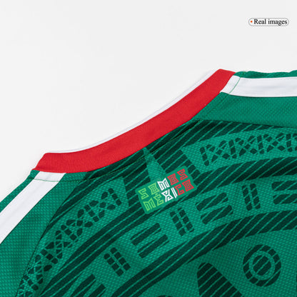 Mexico Casa World Cup Camisa Conjunto(Camisa+Calções) 2026 Verde