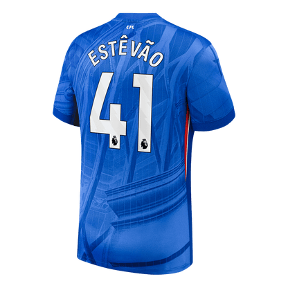 【Super Qualidade】ESTÊVÃO #41 Chelsea
 Casa Futebol Camisa 2025/26 Azul